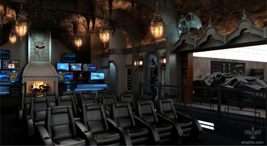 The Dark Knight Rises home theater rear view