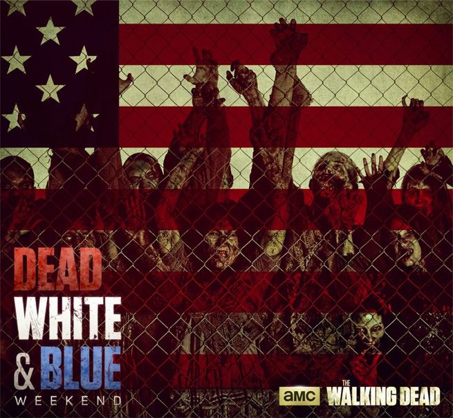 The Walking Dead Marathon Dead, White & Blue