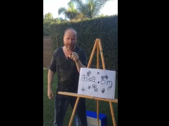 Joss Whedon ALS Ice Bucket Challenge