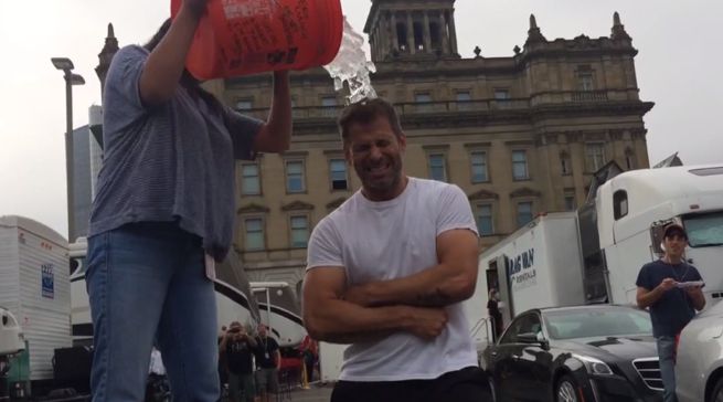 Zack Snyder ALS Ice Bucket Challenge