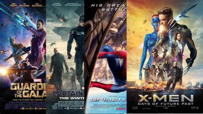 Marvel Top Four Movies