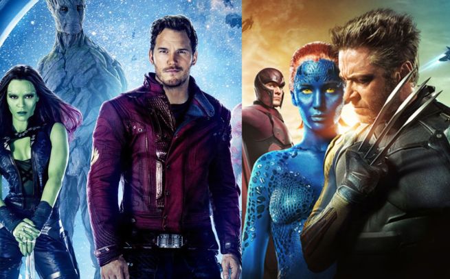 Guardians of the Galaxy, X-Men Days of Future Past