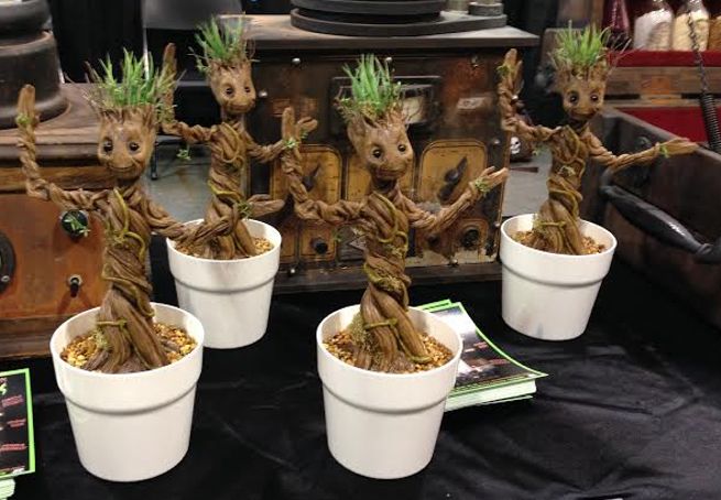 Dancing Baby Groot Figures