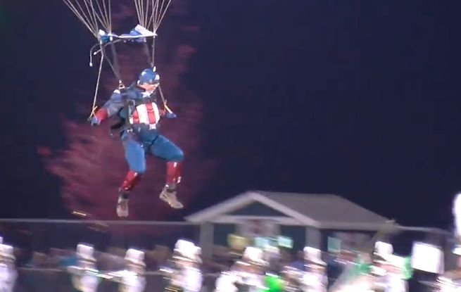 Captain America Parachute
