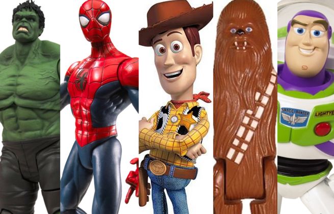 Toy Story 4 Avengers Star Wars Spider-Man