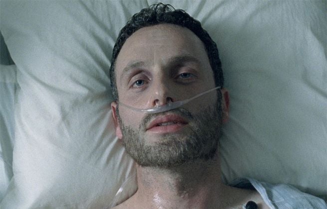 Rick Grimes The Walking Dead Coma