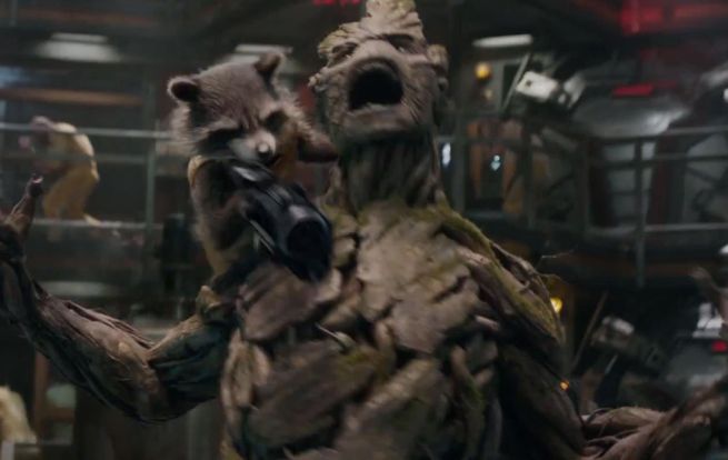 Guardians Of The Galaxy Groot and Rocket