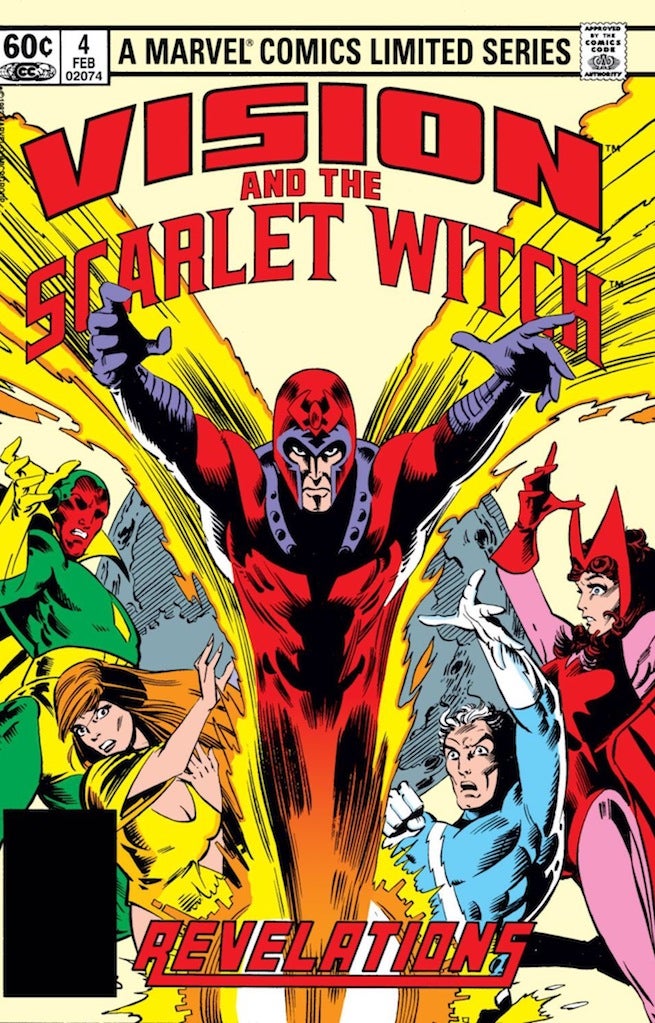 Vision Scarlet Witch 4 cover