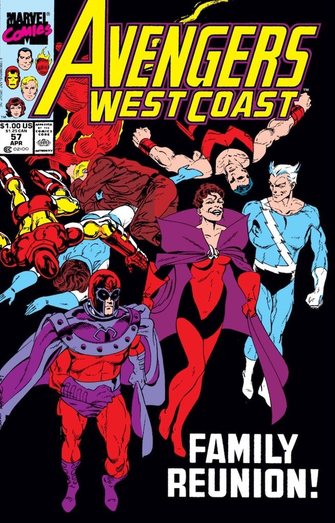 Avengers West Coast 57 cover