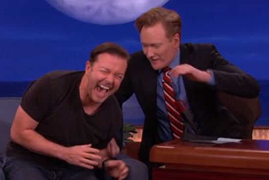 Ricky Gervais on Conan