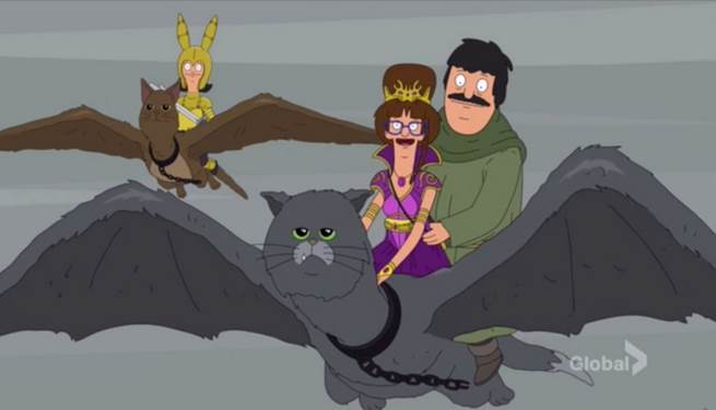 bob's burgers game of thrones