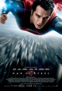 Man Of Steel Poster Flying