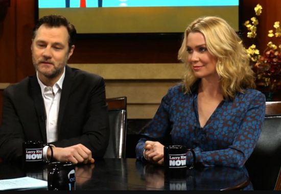 The Walking Dead David Morrissey & Laurie Holden