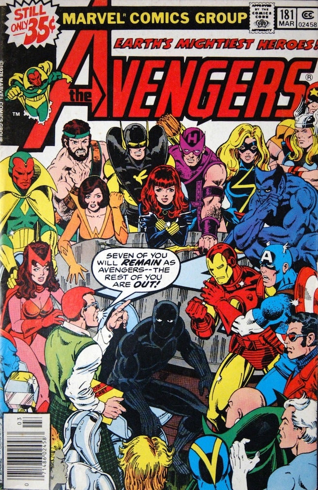 Avengers 181 cover