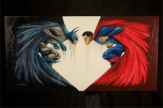 Batman Vs. Superman Concept Art