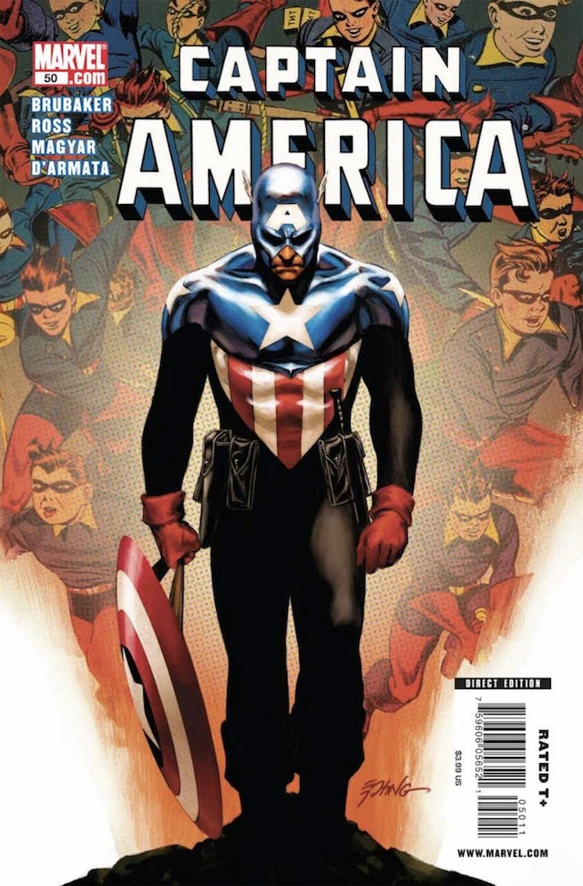 Captain America 50 cover