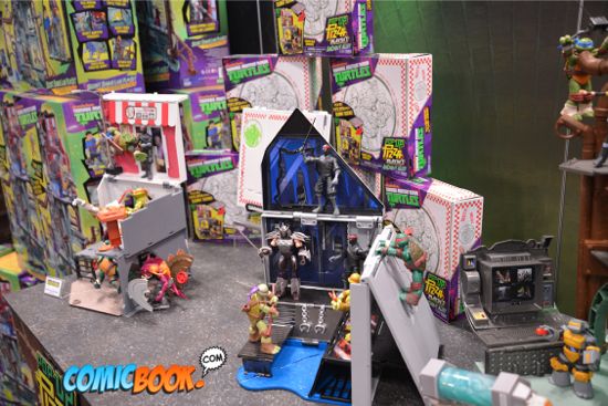 Toy Fair Teenage Mutant Ninja Turtles Display and Packages