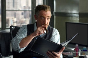 J.K. Simmons as J. Jonah Jameson