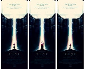 Thor the Dark World cast and crew posters