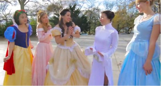 Disney Princesses Welcome Princess Leia