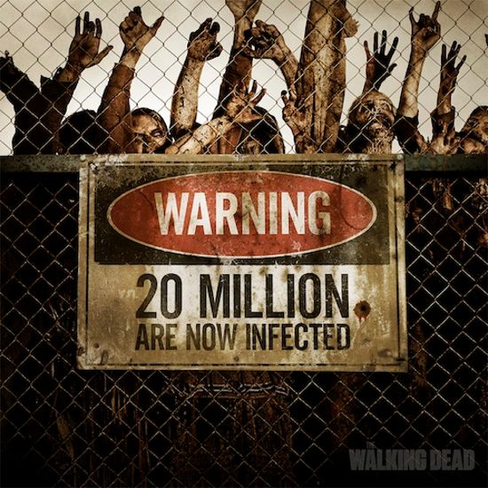 The Walking Dead 20 Million Facebook Fans