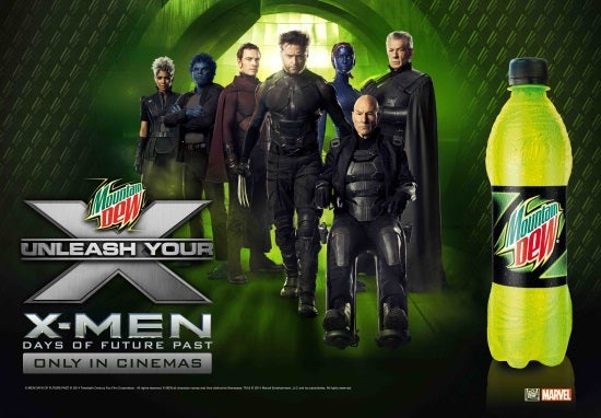 X-Men Days of Future Past and Mountain Dew