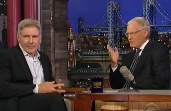 Harrison Ford & David Letterman