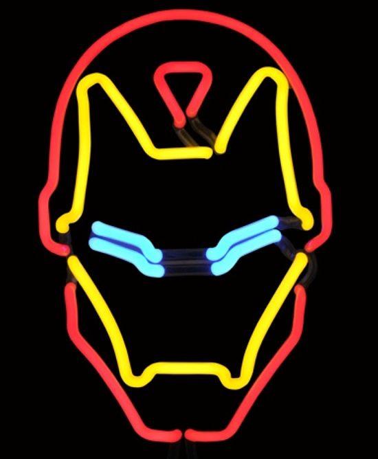 Iron Man Neon Sign