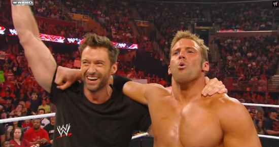 Hugh Jackman on Raw