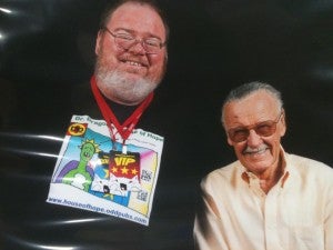 Jim Lynch and Stan Lee