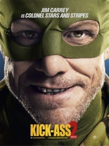 Jim Carrey Kick-Ass2 poster