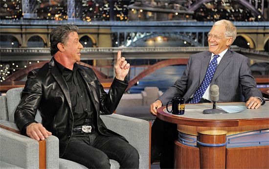 Sylvester Stallone & David Letterman