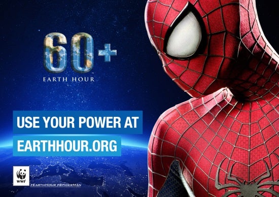 Amazing Spider-Man Earth Hour Ambassador