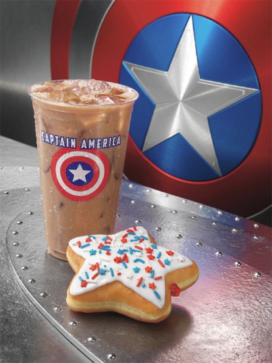 Captain America Movie Dunkin Donuts & Baskin-Robbins