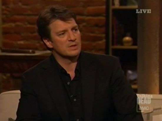 Talking Dead Nathan Fillion