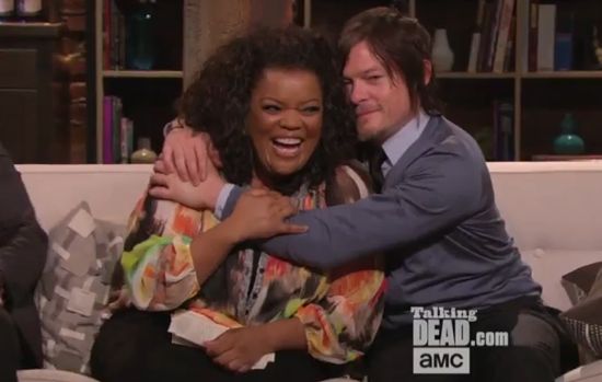 Norman Reedus Hugs Yvette