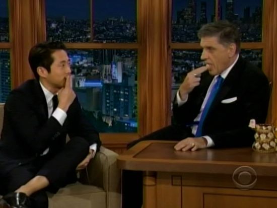 Steven Yeun and Craig Ferguson