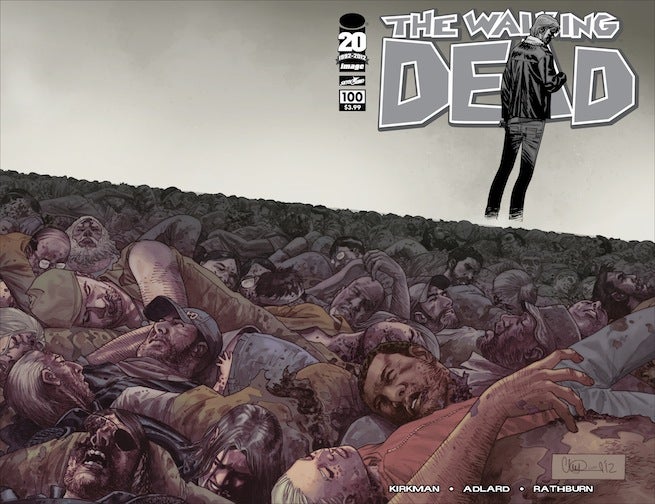 Walking Dead 100 cover