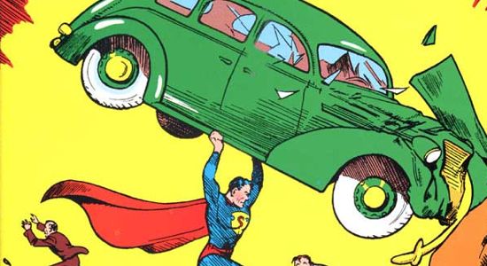 Superman Lifting Car