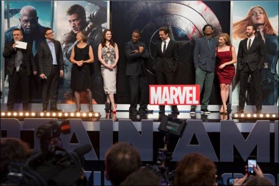 Captain America: The Winter Soldier - Cast in London