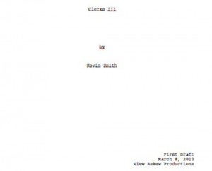 Clerks 3 Script