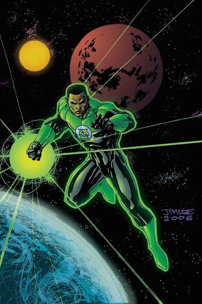 Jim Lee Green Lantern by Inkblotzart