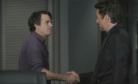 Tony Stark and Bruce Banner