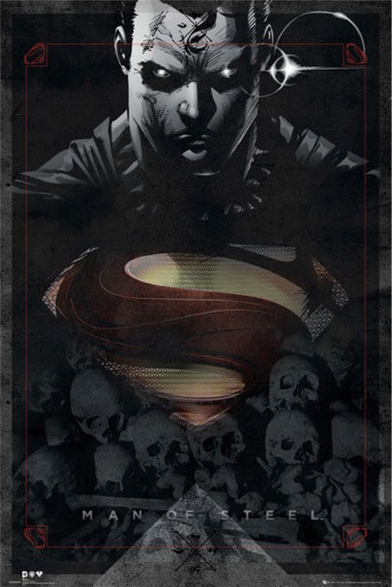 Man Of Steel Print Skulls