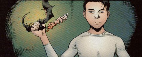 Damian crushes bat