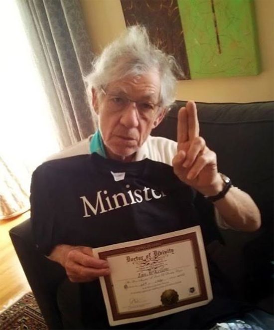 Ian McKellen minister