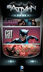 Batman Origins app