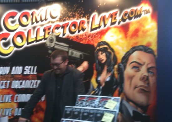 Comic Collector Live booth at Murfreesboro Comic Con.