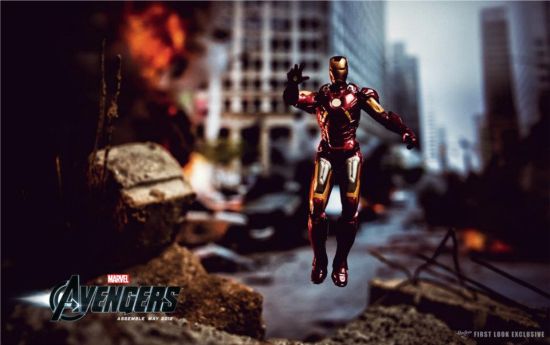 Avengers movie Iron Man action figure