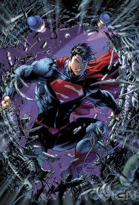 Superman Unchained #1 cover by Jim Lee